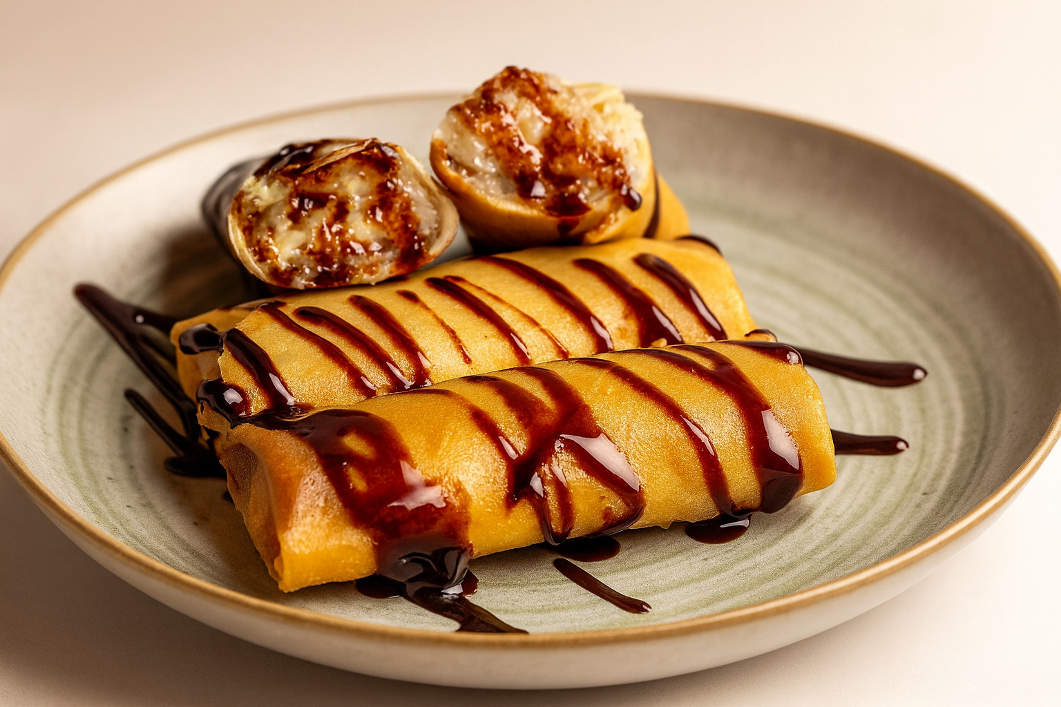 Banana loempia