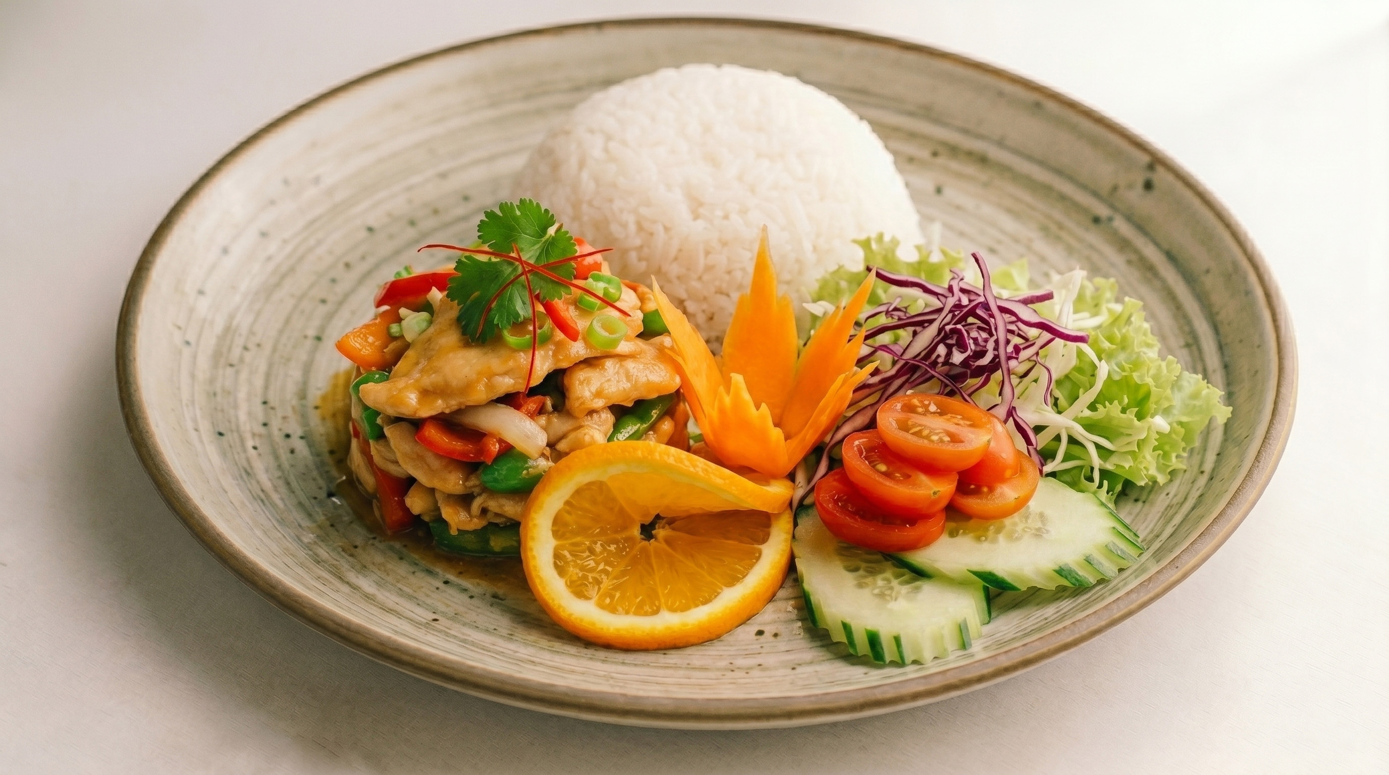 Wok sinaasappelkip